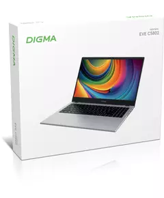 Купить Ноутбук Digma EVE C5802 N100/8Gb/256Gb SSD/Intel Graphics/WiFi/BT/Cam/5900 mAh/15.6" IPS FHD/Win11 Pro/silver [DN15N1-8CXW01], изображение 4 в компании Зеон