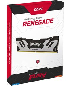 Купить Оперативная память Kingston Fury Renegade Silver XMP Gaming 24Gb DDR5 6400MHz PC5-51200 CL32 DIMM 288-pin 1.4В с радиатором RTL [KF564C32RS-24], изображение 2 в компании Зеон