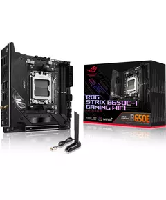 Купить Материнская плата Asus ROG STRIX B650E-I GAMING WIFI AM5 AMD B650 2xDDR5 mini-ITX AC97 8ch(7.1) 2.5Gg RAID+HDMI в компании Зеон