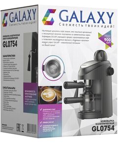 Купить Кофеварка рожковая Galaxy Line GL 0754 900Вт черный, изображение 8 в компании Зеон