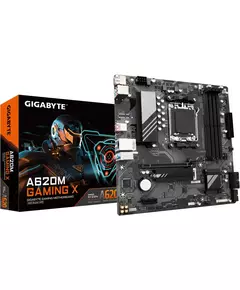 Купить Материнская плата GigaByte A620M GAMING X AM5 AMD A620 4xDDR5 mATX AC97 8ch(7.1) GbLAN RAID+HDMI+DP в компании Зеон