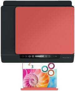 Купить МФУ струйный HP Smart Tank 519 AiO A4 WiFi BT USB черный/красный [3YW73A], изображение 3 в компании Зеон