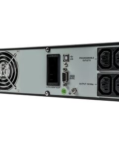 Купить Источник бесперебойного питания Systeme Electric SRVSE2KRTI Smart-Save Online SRV, 2000VA/1800W, On-Line, Rack 2U(Tower convertible), LCD, Out: 6xC13, SNMP Intelligent Slot, USB, RS-232, изображение 4 в компании Зеон