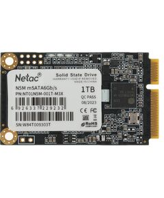 Купить SSD-накопитель Netac 1Tb SATA-III N5M mSATA [NT01N5M-001T-M3X], изображение 5 в компании Зеон