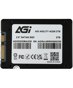 Купить SSD-накопитель AGI 2Tb AI238 SATA-III 2.5" [AGI2K0GIMAI238], изображение 5 в компании Зеон