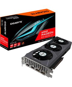 Купить Видеокарта GigaByte Radeon RX 6600 8Gb PCI-E 4.0 128bit GDDR6 2044/14000 HDMIx2 DPx2 HDCP RTL [GV-R66EAGLE-8GD], изображение 2 в компании Зеон