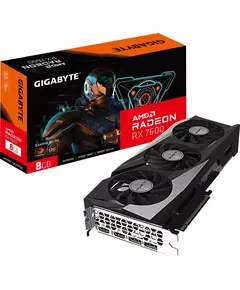 Купить Видеокарта GigaByte Radeon RX 7600 8Gb PCI-E 4.0 128bit GDDR6 2355/18000 HDMIx2 DPx2 HDCP RTL [GV-R76GAMING OC-8GD], изображение 6 в компании Зеон