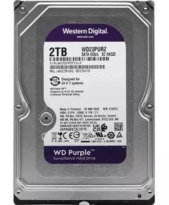 Купить Жесткий диск Western Digital 2Tb Surveillance Purple SATA-III 5400rpm 64Mb 3.5" [WD23PURZ] в компании Зеон