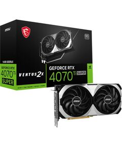 Купить Видеокарта MSI GeForce RTX 4070TI Super 16Gb PCI-E 4.0 256bit GDDR6X 2640/21000 HDMIx1 DPx3 HDCP RTL [RTX 4070 TI SUPER16GVENTUS2XOC], изображение 3 в компании Зеон