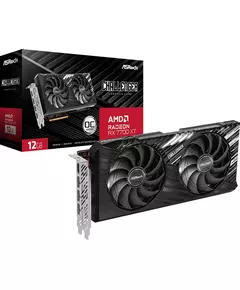 Купить Видеокарта ASRock Radeon RX 7700XT 12Gb PCI-E 4.0 192bit GDDR6 2226/18000 HDMIx1 DPx3 HDCP RTL [RX7700XT CL 12GO], изображение 6 в компании Зеон