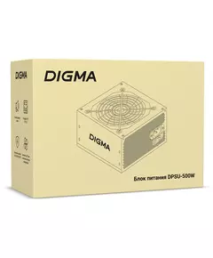 Купить Блок питания Digma DPSU-500W ATX 500W (20+4pin) 120mm fan 4xSATA RTL, изображение 7 в компании Зеон