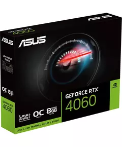 Купить Видеокарта Asus GeForce RTX 4060 8Gb PCI-E 4.0 128bit GDDR6 2490/17000 HDMIx2 DPx2 HDCP RTL low profile [RTX4060-O8G-LP-BRK], изображение 4 в компании Зеон