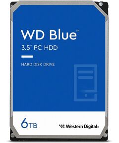 Купить Жесткий диск Western Digital 6Tb Desktop Blue SATA-III 5400rpm 256Mb 3.5" [WD60EZAX] в компании Зеон