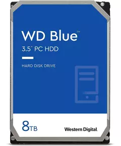 Купить Жесткий диск Western Digital 8Tb Desktop Blue SATA-III 5640rpm 256Mb 3.5" [WD80EAAZ], изображение 2 в компании Зеон