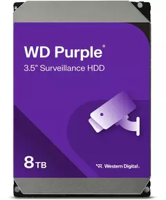 Купить Жесткий диск Western Digital 8Tb Surveillance Purple SATA-III 5640rpm 256Mb 3.5" [WD85PURZ], изображение 2 в компании Зеон