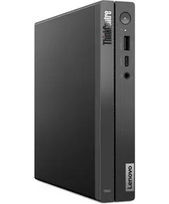 Купить Неттоп Lenovo ThinkCentre Neo 50q Gen 4 i3 1215U (1.2) 8Gb SSD256Gb UHDG noOS WiFi BT 65W kb мышь клавиатура черный [12LN0028RU], изображение 3 в компании Зеон