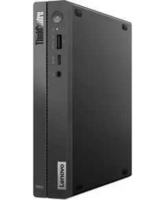 Купить Неттоп Lenovo ThinkCentre Neo 50q Gen 4 i3 1215U (1.2) 8Gb SSD256Gb UHDG noOS WiFi BT 65W kb мышь клавиатура черный [12LN0028RU], изображение 4 в компании Зеон