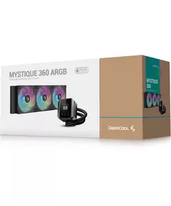 Купить Система водяного охлаждения Deepcool Mystique 360 ARGB Soc-AM5/AM4/1151/1200/1700 черный 4-pin 36.49dB Al LCD 1847gr RTL [R-LX750-BKADSNC-G-1], изображение 6 в компании Зеон