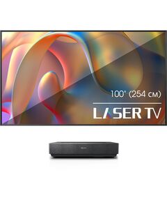 Купить ЖК-телевизор Hisense 100L5H 100" Laser TV 4K Ultra HD 60Hz DVB-T DVB-T2 DVB-C DVB-S DVB-S2 USB WiFi Smart TV серебристый в компании Зеон