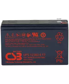 Купить Аккумулятор для UPS CSB 123606 F2 12V, 7.5 Ah в компании Зеон