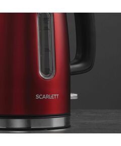 Купить Чайник Scarlett SC-EK21S83 1.7л. 2200Вт красный/черный корпус: металл, изображение 10 в компании Зеон