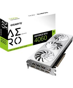 Купить Видеокарта GigaByte GeForce RTX 4060 8Gb PCI-E 4.0 128bit GDDR6 2550/18000 HDMIx2 DPx2 HDCP RTL [GV-N4060AERO OC-8GD], изображение 5 в компании Зеон