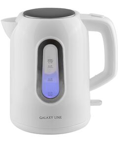 Купить Чайник Galaxy Line GL0212 1.7л. 2200Вт белый корпус: пластик, изображение 2 в компании Зеон