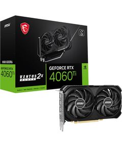 Купить Видеокарта MSI GeForce RTX 4060TI 8Gb PCI-E 4.0 128bit GDDR6 2535/18000 HDMIx1 DPx3 HDCP RTL [RTX 4060 TI VENTUS 2X BLACK 8G], изображение 5 в компании Зеон