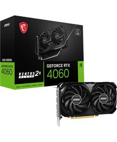 Купить Видеокарта MSI GeForce RTX 4060 8Gb PCI-E 4.0 128bit GDDR6 2475/17000 HDMIx1 DPx3 HDCP RTL [RTX 4060 VENTUS 2X BLACK 8G], изображение 5 в компании Зеон