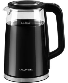 Купить Чайник Galaxy Line GL0342 1.7л. 2200Вт черный корпус: стекло/пластик, изображение 3 в компании Зеон