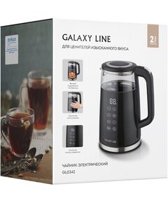 Купить Чайник Galaxy Line GL0342 1.7л. 2200Вт черный корпус: стекло/пластик, изображение 4 в компании Зеон