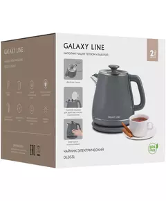 Купить Чайник Galaxy Line GL0331 1.8л. 2200Вт серый корпус: пластик, изображение 3 в компании Зеон