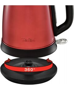 Купить Чайник TEFAL KI270530 1.7л. 2400Вт красный корпус: металл/пластик, изображение 4 в компании Зеон