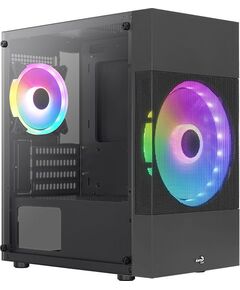 Купить Корпус AeroCool Atomic Lite-G-BK-v2 черный без БП mATX 6x120mm 2x140mm 1xUSB2.0 2xUSB3.0 audio bott PSU [ACCS-PV33123.11], изображение 3 в компании Зеон