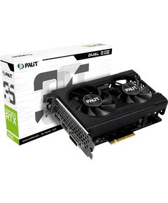 Купить Видеокарта Palit GeForce RTX 3050 8Gb PCI-E 4.0 128bit GDDR6 1552/14000 DVIx1 HDMIx1 DPx1 HDCP RTL (PA-RTX3050 DUAL NVIDIA) [NE63050018P1-1070D], изображение 7 в компании Зеон