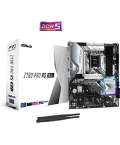 Купить Материнская плата ASRock Z790 PRO RS WIFI LGA1700 Intel Z790 4xDDR5 ATX AC97 8ch(7.1) 2.5Gg RAID+HDMI+DP, изображение 2 в компании Зеон