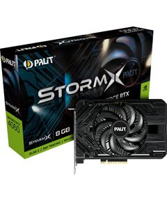 Купить Видеокарта Palit GeForce RTX 4060 8Gb PCI-E 4.0 128bit GDDR6 1830/17000 HDMIx1 DPx3 HDCP RTL (RTX4060 STORMX NVIDIA) [NE64060019P1-1070F] в компании Зеон