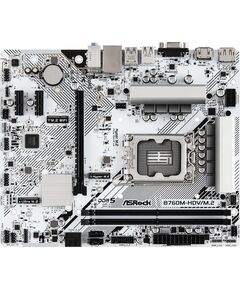 Купить Материнская плата ASRock B760M-HDV/M.2 LGA1700 Intel B760 2xDDR5 mATX AC97 8ch(7.1) 2.5Gg RAID+VGA+HDMI+DP, изображение 3 в компании Зеон