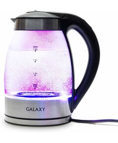 Купить Чайник Galaxy Line GL0556 1.8л. 2200Вт нержавеющая сталь/черный корпус: стекло/металл/пластик, изображение 5 в компании Зеон