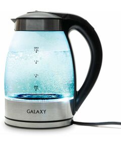 Купить Чайник Galaxy Line GL0556 1.8л. 2200Вт нержавеющая сталь/черный корпус: стекло/металл/пластик, изображение 8 в компании Зеон