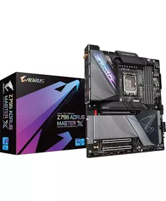 Купить Материнская плата GigaByte Z790 AORUS MASTER X LGA1700 Intel Z790 4xDDR5 ATX AC97 6ch(5.1) 10Gigabit RAID+DP, изображение 2 в компании Зеон