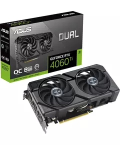 Купить Видеокарта Asus GeForce RTX 4060TI 8Gb PCI-E 4.0 128bit GDDR6 2565/18000 HDMIx1 DPx3 HDCP RTL [DUAL-RTX4060TI-O8G-EVO] в компании Зеон