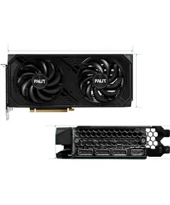 Купить Видеокарта Palit GeForce RTX 4060TI 8Gb PCI-E 4.0 128bit GDDR6 2310/18000 HDMIx1 DPx3 HDCP RTL (RTX4060Ti DUAL) [NE6406T019P1-1048D], изображение 7 в компании Зеон