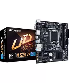 Купить Материнская плата GigaByte H610M S2H V2 LGA1700 Intel H610 2xDDR5 mATX AC97 8ch(7.1) GbLAN+VGA+HDMI+DP, изображение 2 в компании Зеон