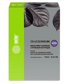 Купить Картридж струйный Cactus CS-LC3239XLBK черный (129мл) для Brother HL-J6000DW/J6100DW в компании Зеон