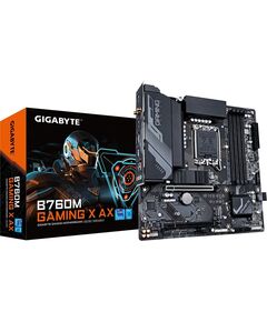 Купить Материнская плата GigaByte B760M GAMING X AX LGA1700 Intel B760 4xDDR5 mATX AC97 8ch(7.1) 2.5Gg RAID+HDMI+DP в компании Зеон