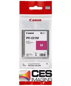 Купить Картридж струйный Canon PFI-031M пурпурный (55мл) для imagePROGRAF TM-240, TM-340 [6265C001] в компании Зеон