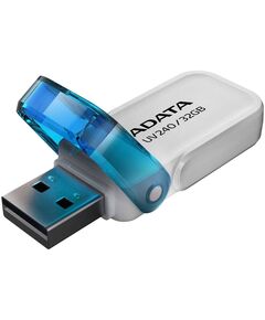 Купить Флеш-диск AData 32Gb USB2.0 белый/голубой [AUV240-32G-RWH], изображение 2 в компании Зеон