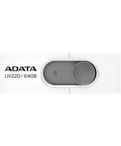 Купить Флеш-диск AData 64Gb USB2.0 белый/серый [AUV220-64G-RWHGY] в компании Зеон