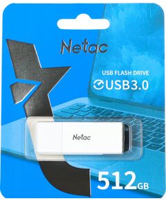 Купить Флеш-диск Netac 512Gb USB3.0 белый [NT03U185N-512G-30WH], изображение 6 в компании Зеон